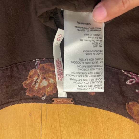 Free People Floral Midi Dress in Brown - Picture 13 of 13